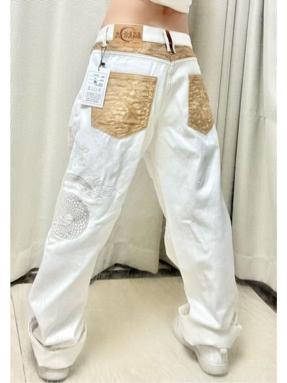 Karakuri White Dragon Jeans